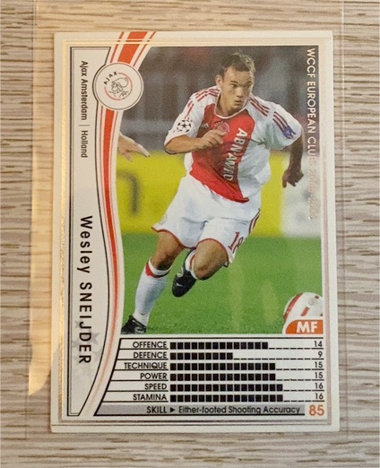 2005 Panini WCCF #155 Wesley Sneijder — front