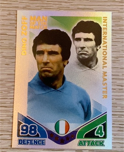 2010 Topps Match Attax World Cup #Dino Zoff — front