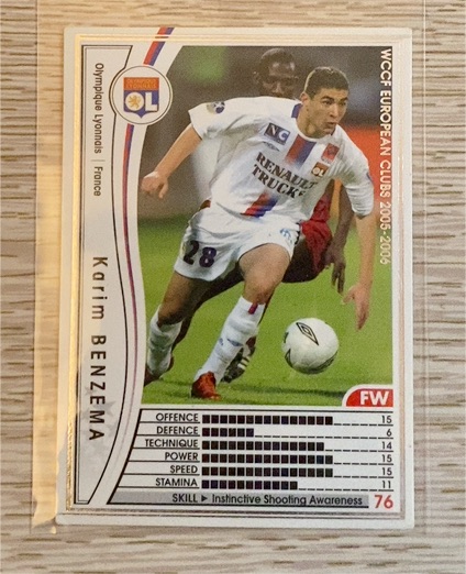 2005 Panini WCCF #092 Karim Benzema — front