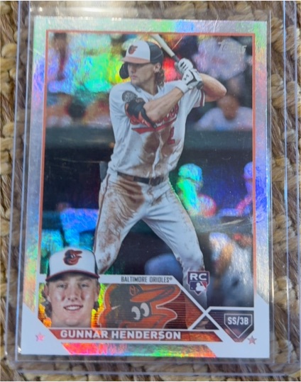 2023 Topps Series 1 #206 Gunnar Henderson Rookie Card — front