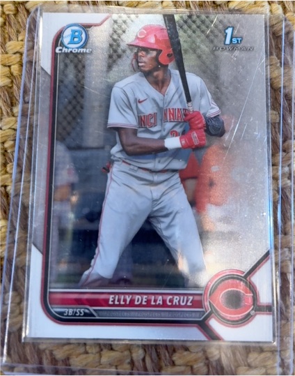 2022 Bowman Chrome #BCP-50 Elly De La Cruz — front