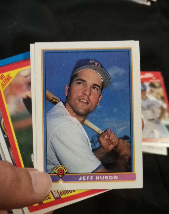1991 Bowman #273 Jeff Huson — front
