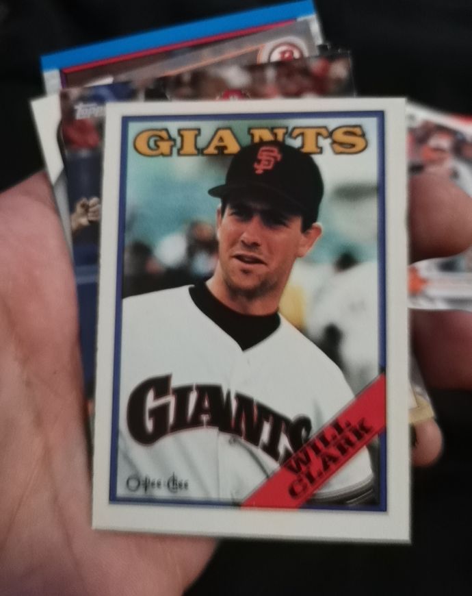 1988 O-Pee-Chee #350 Will Clark — front