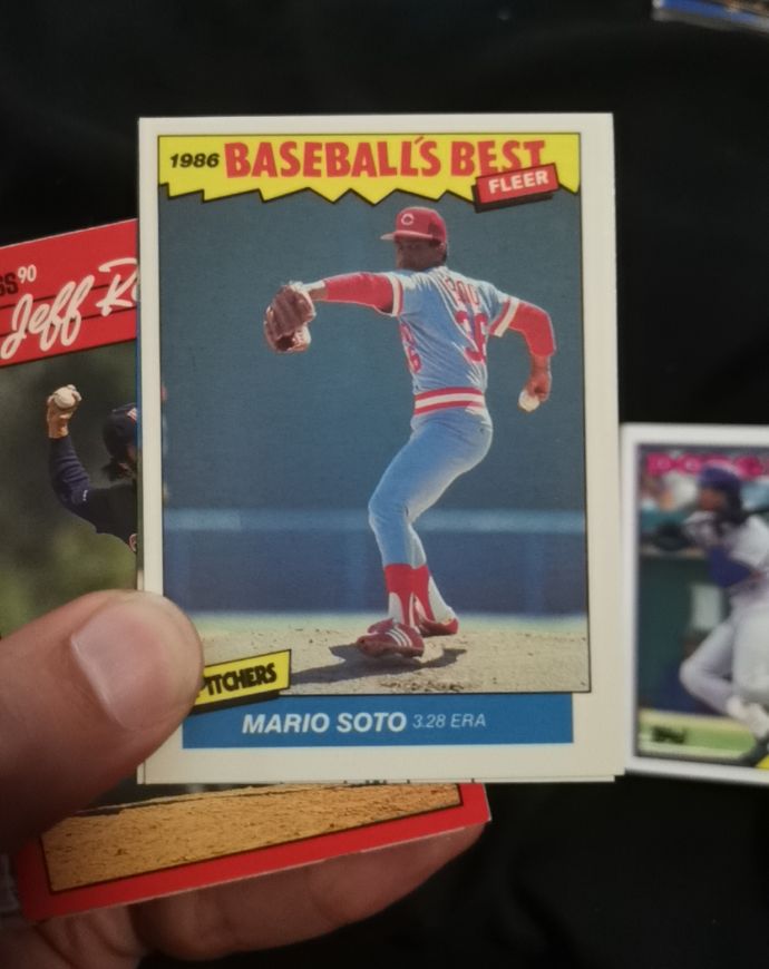 1986 Fleer Baseball's Best #36 Mario Soto — front