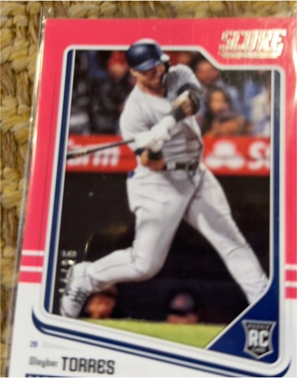 2020 Score #28 Gleyber Torres — front