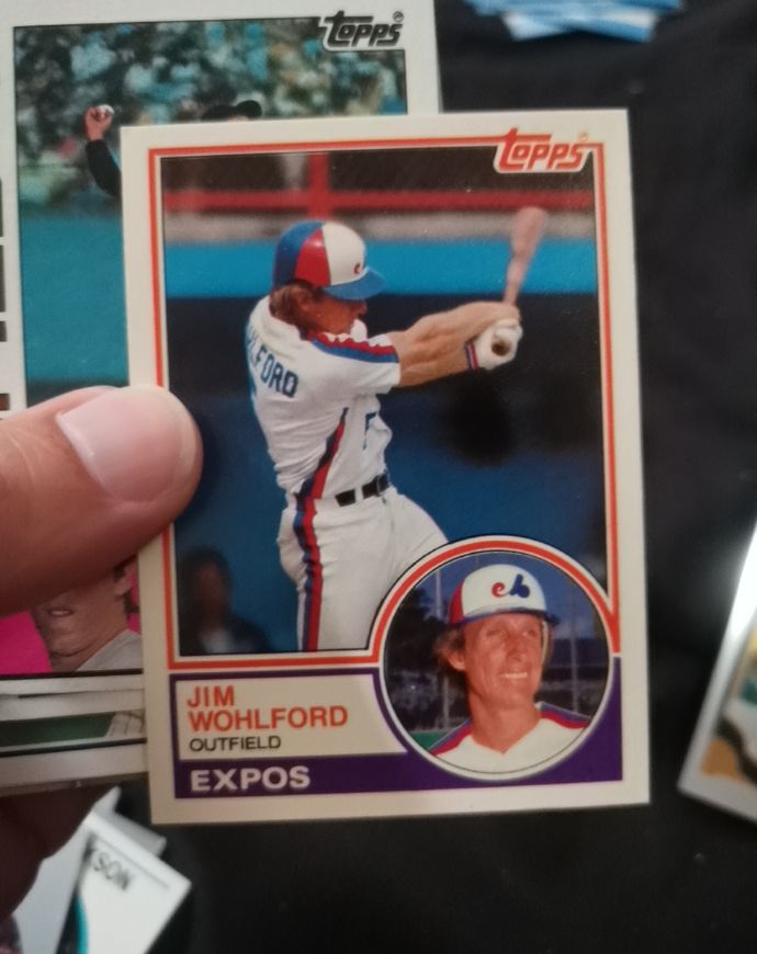 1983 Topps #269 Jim Wohlford — front