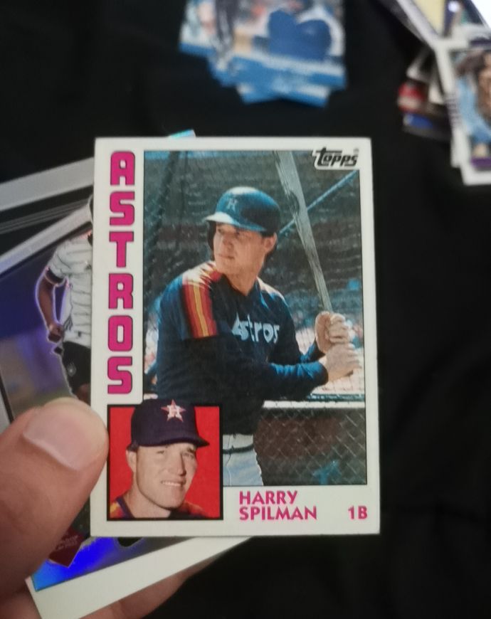 1984 Topps #612 Harry Spilman — front
