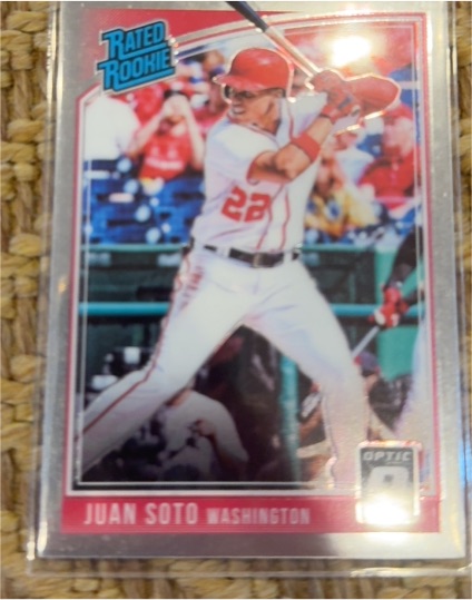 2018 Panini Chronicles Optic #181 Juan Soto — front