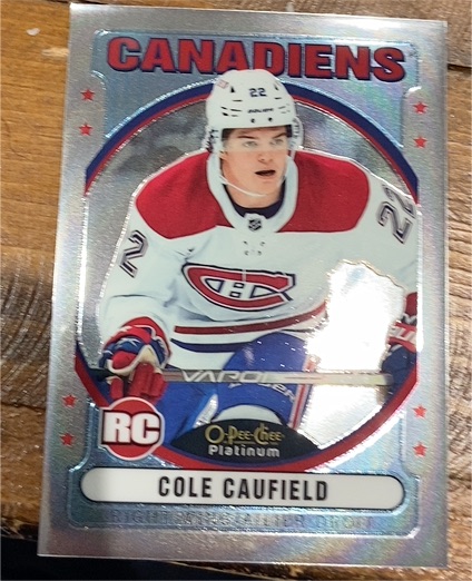 2021-22 O-Pee-Chee Platinum Retro Rookie #R-67 Cole Caufield — front