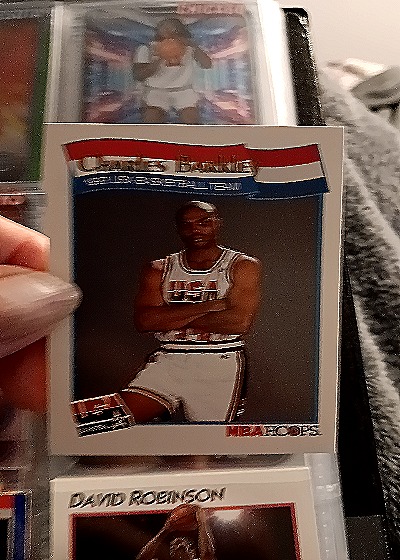 1991-92 Hoops #51 Charles Barkley USA Basketball — front