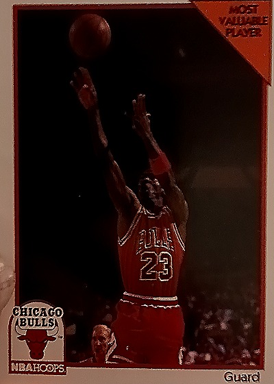 1991 Hoops #5 Michael Jordan — front