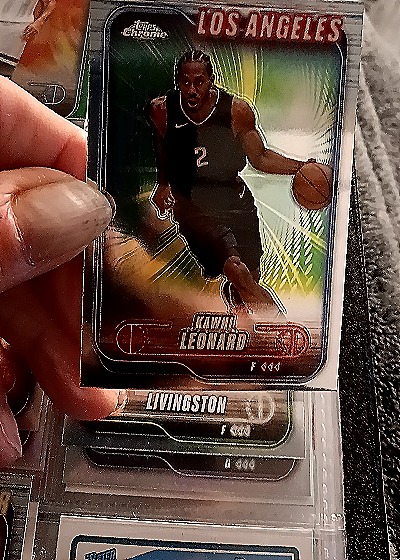 2024-25 Topps Chrome #120 Kawhi Leonard — front
