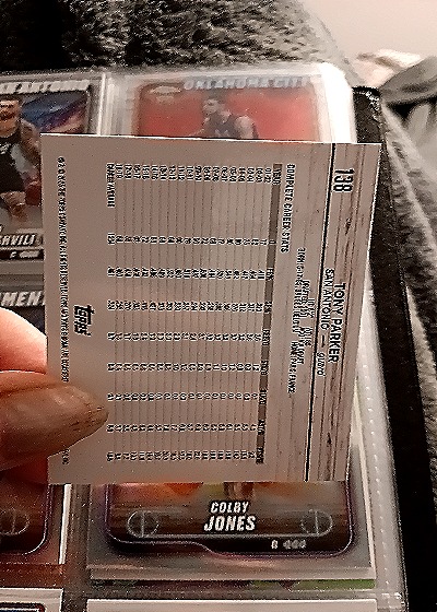 2024-25 Topps Chrome #138 Tony Parker — back