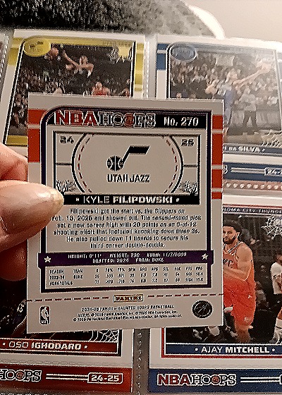 2024-25 Panini NBA Hoops #270 Kyle Filipowski — back