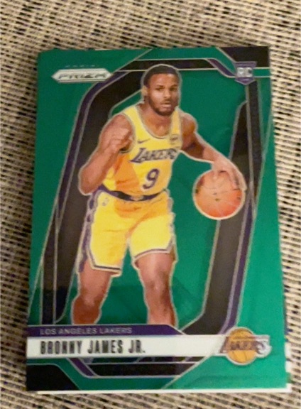 2024-25 Panini Prizm #243 Bronny James Jr. — front