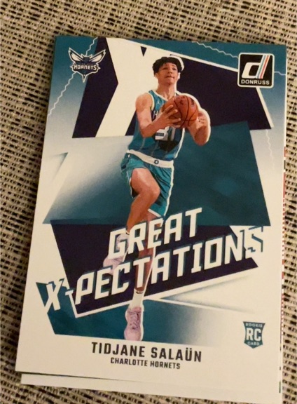2024-25 Donruss #8 Tidjane Salaun Great X-Pectations — front