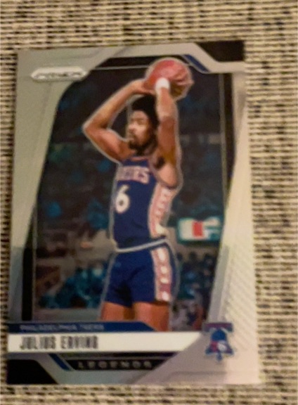 2024-25 Panini Prizm #292 Julius Erving Philadelphia 76ers — front