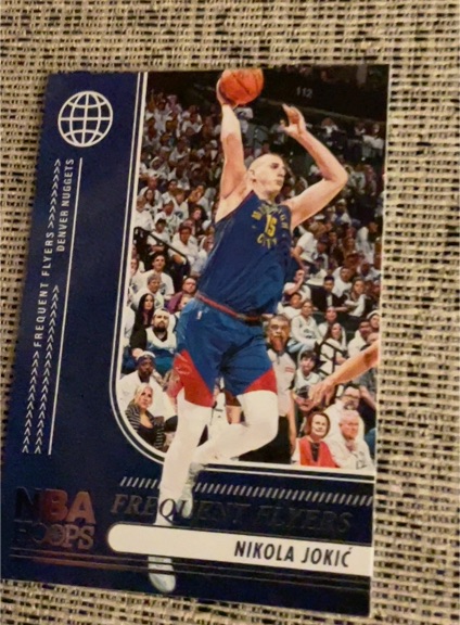 2024-25 Panini NBA Hoops #8 Nikola Jokić Frequent Flyers — front