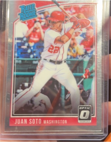 2018 Donruss Optic Rated Rookie Juan Soto Washington — front