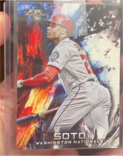 2018 Topps Fire #181 Juan Soto — front