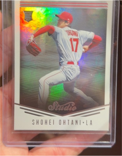 2018 Panini Chronicles Studio #3 Shohei Ohtani Rookie — front