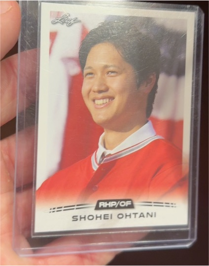 2018 Leaf #01 Shohei Ohtani — front