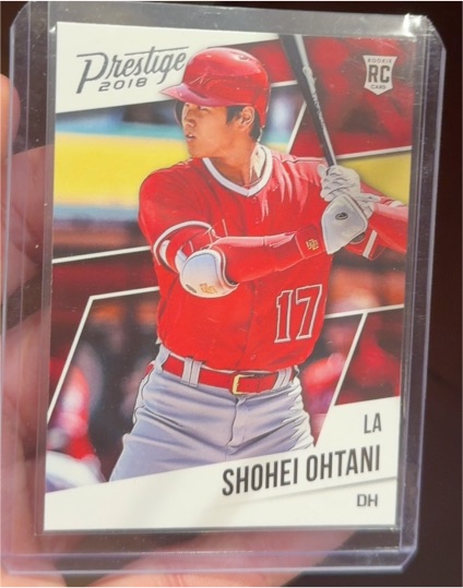 2018 Panini Chronicles Prestige #3 Shohei Ohtani — front