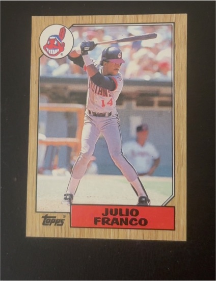 1987 Topps #160 Julio Franco — front