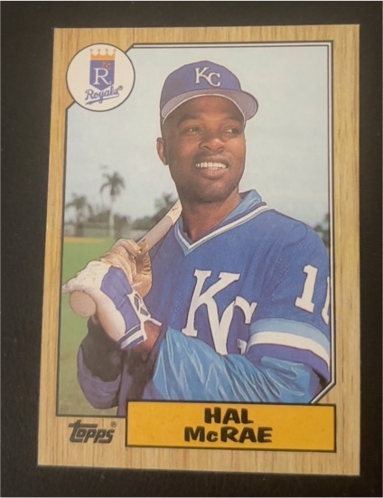 1987 Topps #573 Hal McRae — front