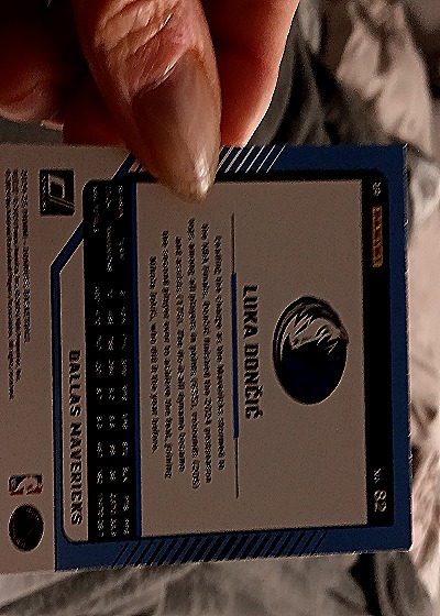 2024 Donruss #82 Luka Dončić — back