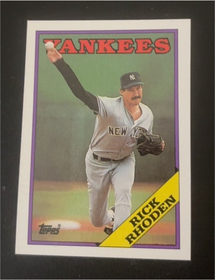 1988 Topps #185 Rick Rhoden — front