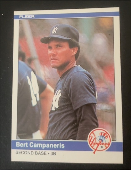 1984 Fleer #120 Bert Campaneris — front