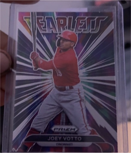 2022 Panini Prizm Fearless #FL-17 Joey Votto — front