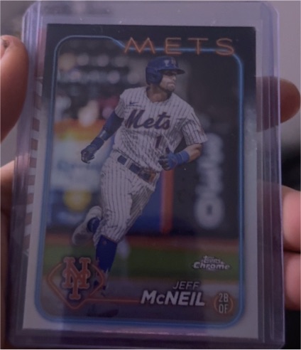 2024 Topps Chrome #289 Jeff McNeil — front