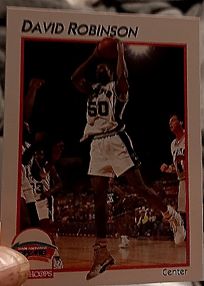 1991-92 Hoops McDonald's #41 David Robinson — front