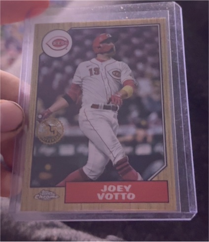 2022 Topps Chrome 1987 35th Anniversary #87BC-4 Joey Votto — front