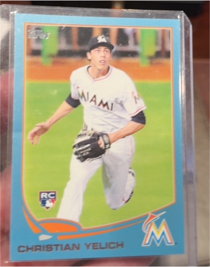 2013 Topps Update #US290 Christian Yelich — front