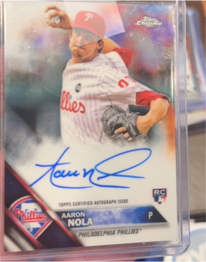 2016 Topps Chrome #114 Aaron Nola — front