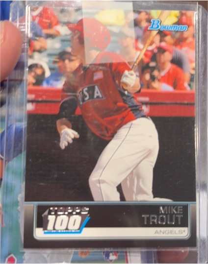 2011 Bowman Topps 100 #TP90 Mike Trout — front
