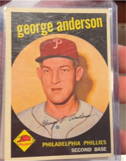 1959 Topps #338 George Anderson — front