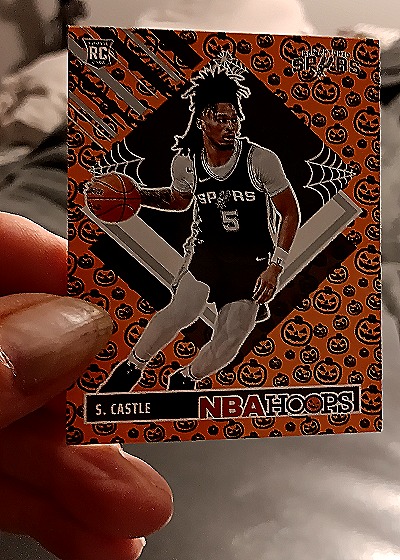 2024-25 Panini NBA Hoops Haunted Hoops #294 Stephon Castle — front