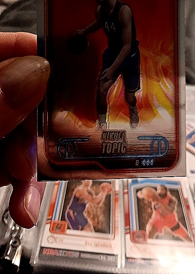 2024-25 Topps Chrome #119 Nikola Topic — front