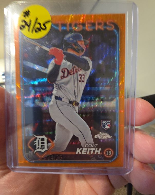 2024 Topps Chrome #2 Colt Keith — front