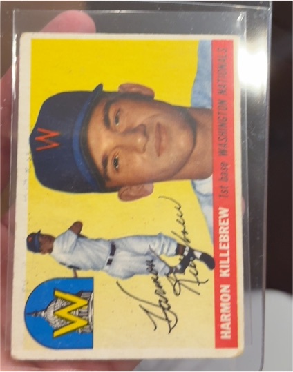 1955 Topps #124 Harmon Killebrew — front