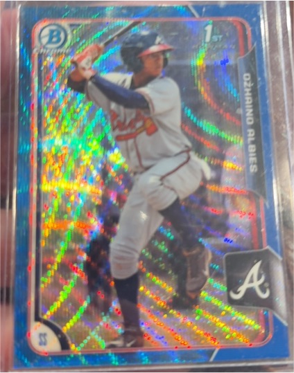 2015 Bowman Chrome Prospects #BCP71 Ozzie Albies — front