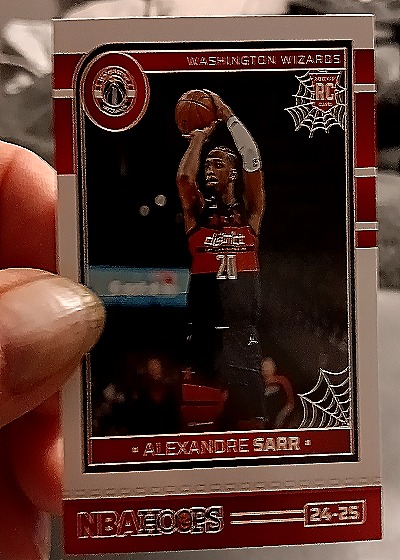 2024-25 Panini NBA Hoops #282 Alexandre Sarr — front