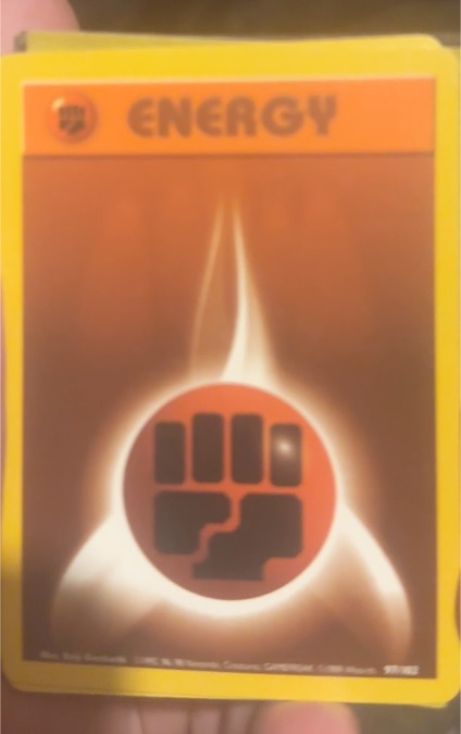 2000 Pokemon Neo Genesis #106 Fighting Energy — front