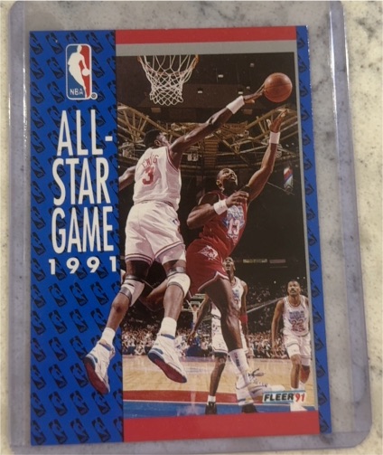 1991 Fleer #236 1991 All-Star Game Michael Jordan — front