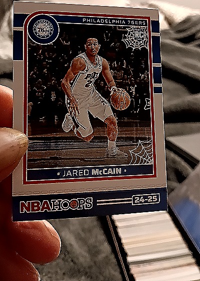 2024-25 Panini NBA Hoops Haunted Hoops #263 Jared McCain — front