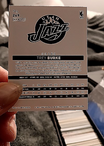 2013-14 Panini Hoops #269 Trey Burke — back